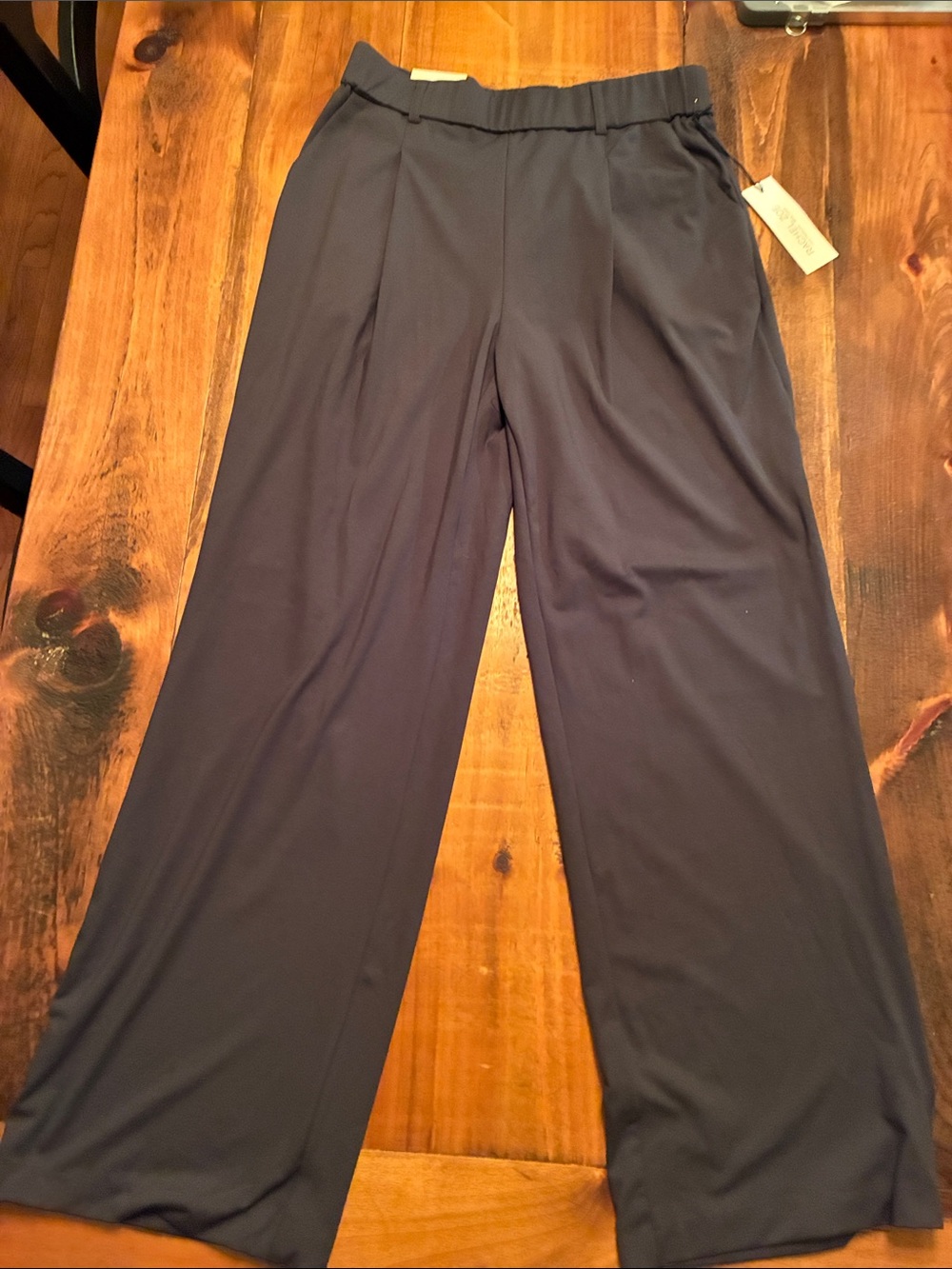 Rachel Zoe Wide-Leg Dress Pants - Charcoal Grey